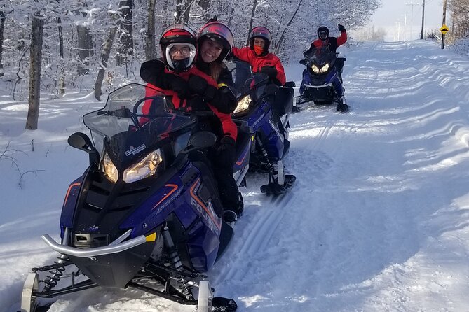 1.5-Hour Guided Snowmobiling Adventure - The 90-minute route: from practice to open trails