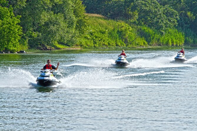 1-Hour Jet Ski Guided Tour – Explore Montreal Waterways in Style! - Circling Île Sainte-Hélène