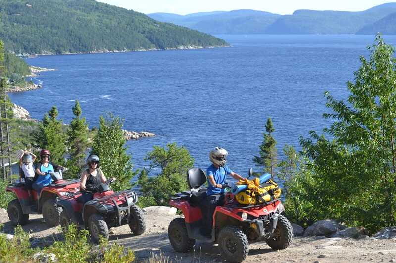 15 min. Tadoussac : Guided ATV tour excursion - Who will enjoy this most?