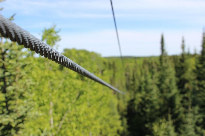 2 Hour Waskesiu Zipline Afternoon Adventure - Crossing two 150-foot suspension bridges