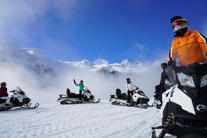 2 Hour Wilderness Adventure Snowmobile Tour in Whistler - Getting fitted at the Blackcomb Snowmobile base