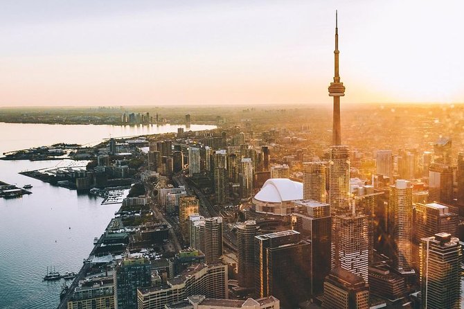 20 km Helicopter Tour over Toronto - Canadian National Exhibition grounds and Fort York