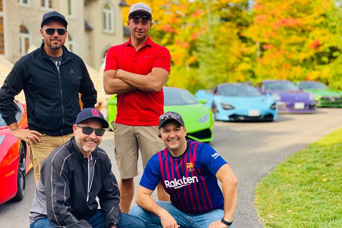 3 Hour Exotic car Tour driving 4 to 5 Super cars - Curving roads through Ontario’s Niagara region