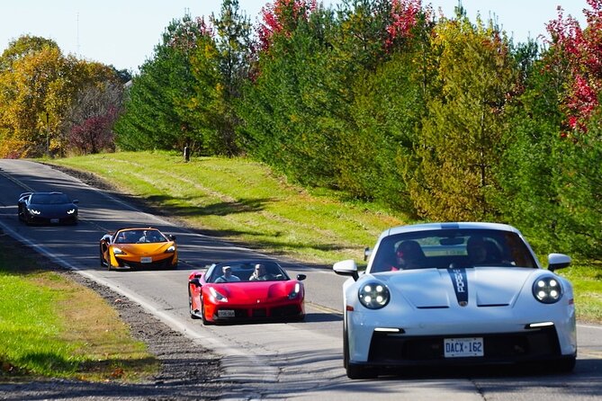3 Hour Exotic car Tour driving 4 to 5 Super cars - Checkpoints and carefully managed car changes