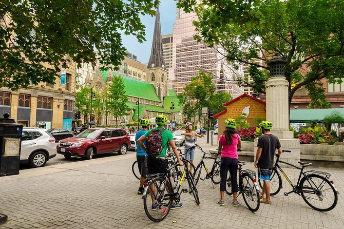 3Hr Montreal Architecture Bike Tour with regular or E-bikes Beer & wine included - Key Points Before You Book