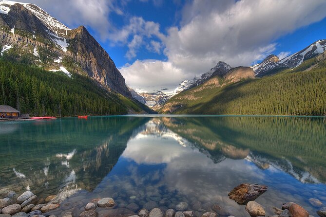 8 Iconic Stops. 12 Comfy Seats. See Banff's Best in First Class. - Lake Louise gives the morning a strong start