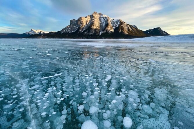 Abraham Ice Bubble/Sunwapta Falls,Snowshoeing,Icefield, Bow&Peyto - Peyto Lake and the value of included crampons