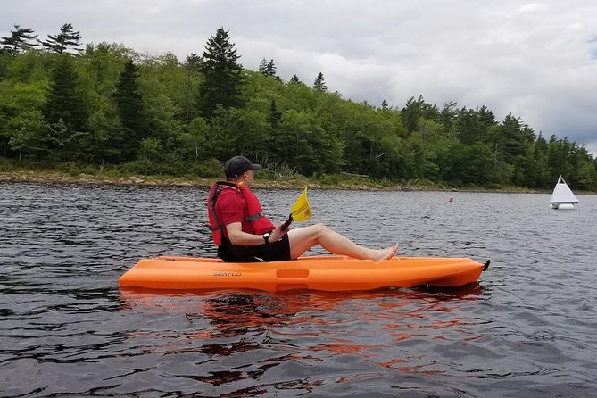 Adult Single Kayak Rental - Why Long Lake works for a Halifax day