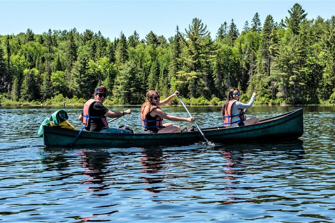 Algonquin Park 3-Day Deluxe Camping & Canoeing Adventure - Day one: three hours across the water
