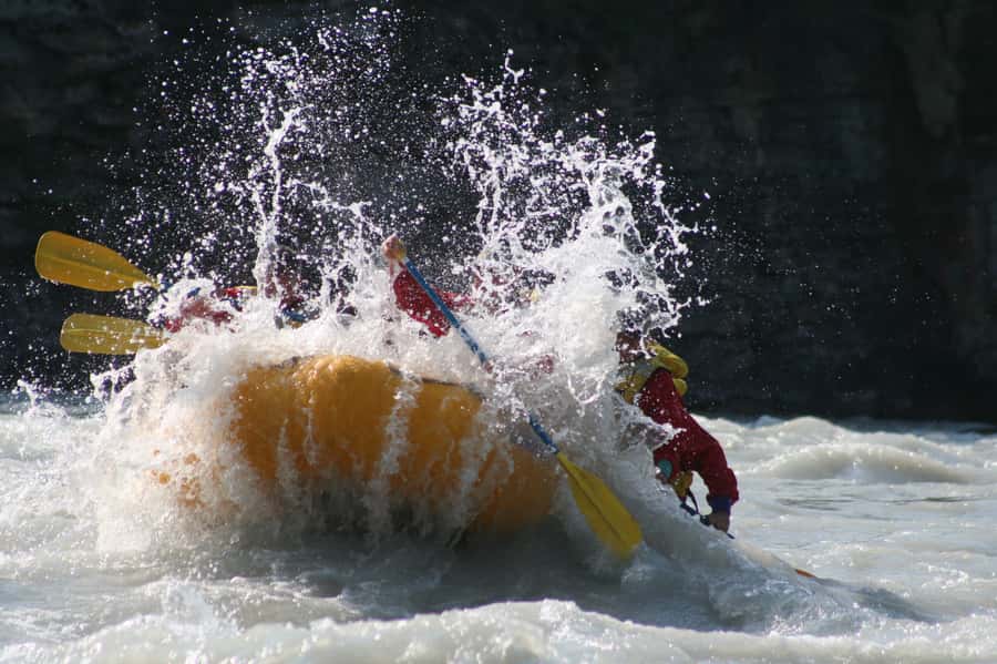 Athabasca Falls: Class 2 White Water Rafting Adventure - Meeting in Jasper and taking the bus