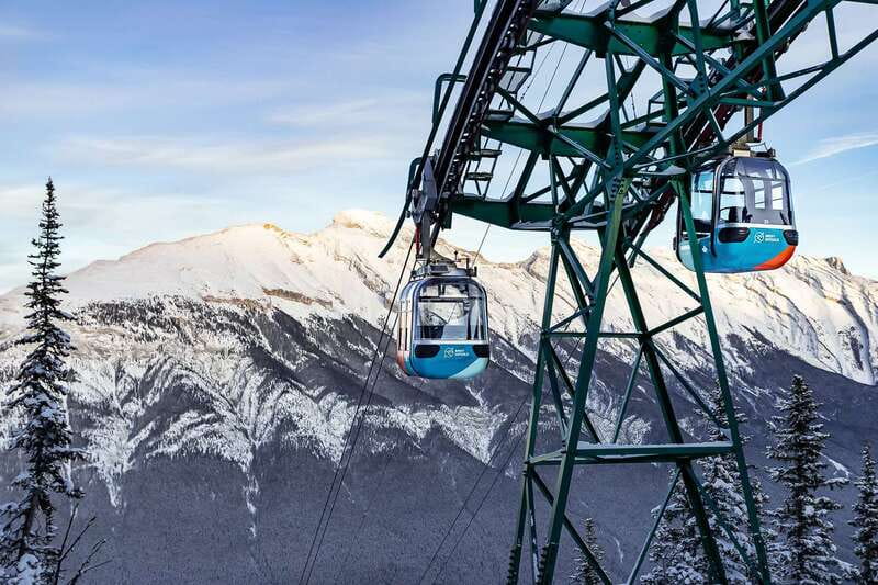 Banff: Banff Gondola Admission Ticket - The eight-minute ride up Sulphur Mountain