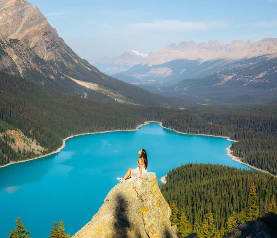Banff/Calgary/Canmore: Crowfoot Glacier, 5 Lakes & Canyon - Pickup from Calgary, Canmore, or Banff