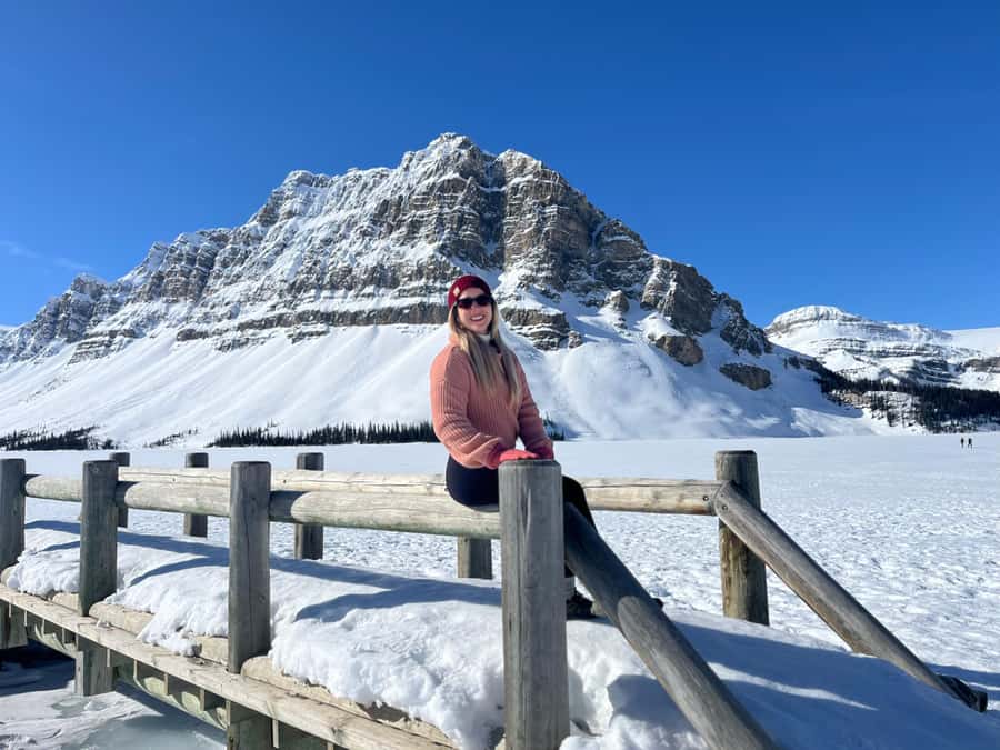 Banff/Calgary: Louise, Moraine/Bow, Emerald & Peyto 4 Lakes - Moraine Lake in summer, Bow Lake in winter