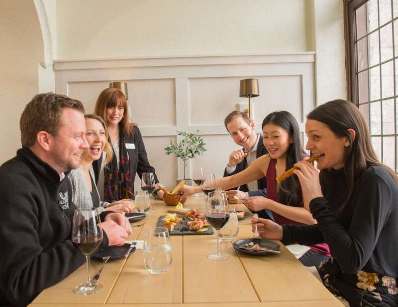 Banff: Castle Food Experience at Banff Springs Hotel - Flatbreads in the wine cellar