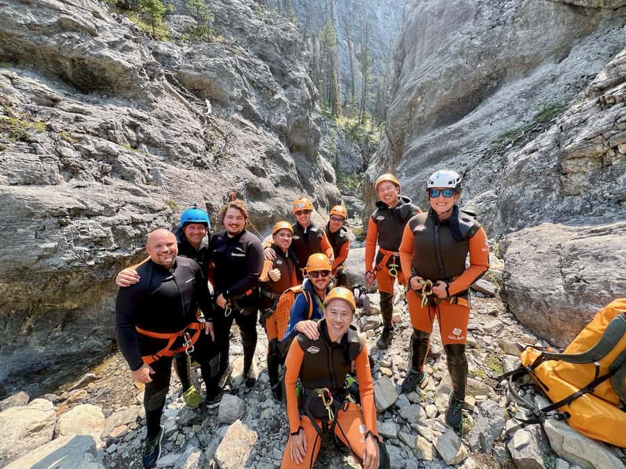 Banff: Ghost Canyon Tour with Slides, Rappels, & Jumps - A 45-minute hike to the canyon entrance