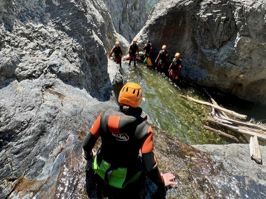 Banff: Ghost Canyon Tour with Slides, Rappels, & Jumps - Cold water, proper gear, and what you carry