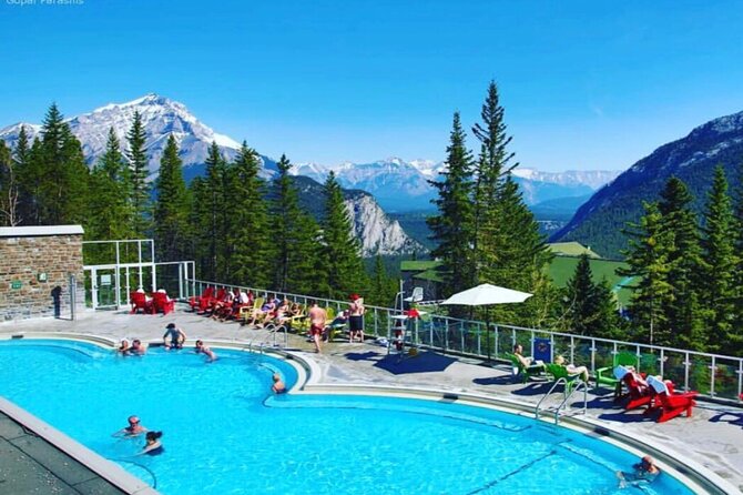 Banff: Gondola, Hot Spring and Three Lakes Tour - Bow Falls adds water and sound