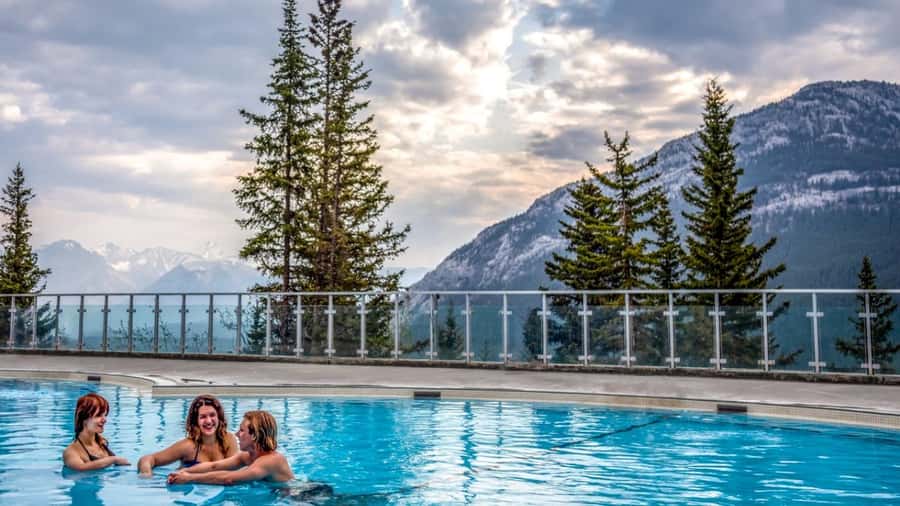 Banff: Gondola, Hot Springs, Bow falls & Three Lakes Tour - Sulphur Mountain and the Banff Gondola