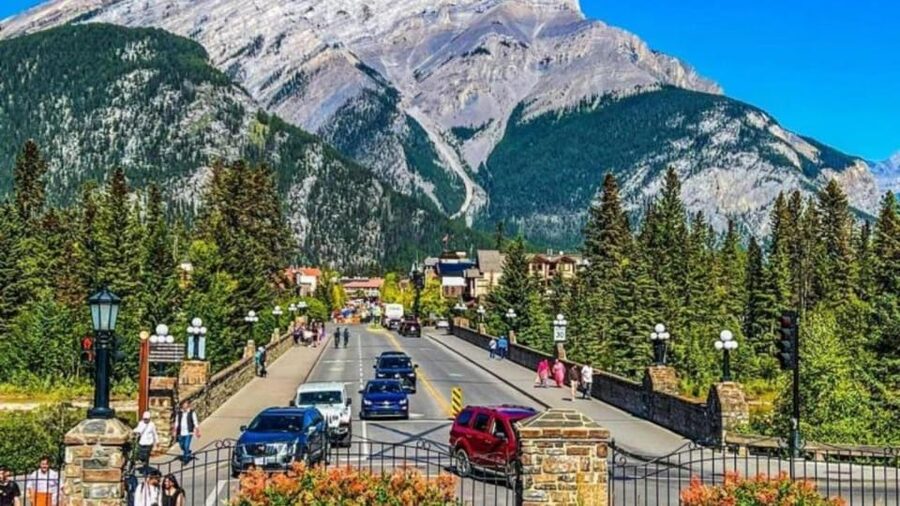 Banff: Gondola, Hot Springs, Bow falls & Three Lakes Tour - Timing, pickups, and practical details