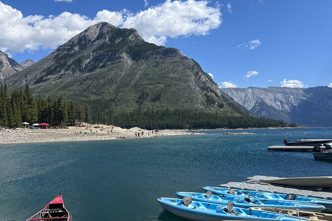 Banff Gondola Lake Minnewanka Johnston canyon and Banff Town - Bow Falls and Surprise Corner are quick photo stops