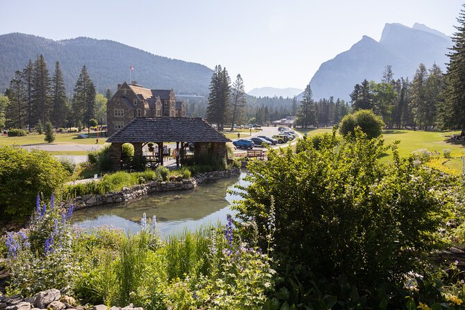 Banff Highlights E-Bike Tour - Crossing the Bow River at Nancy Pauw Bridge