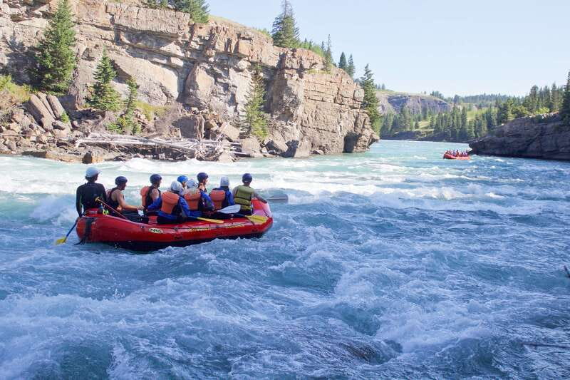 Banff: Horseshoe Canyon Whitewater Rafting Tour - Safety briefing and the ride to the launch point