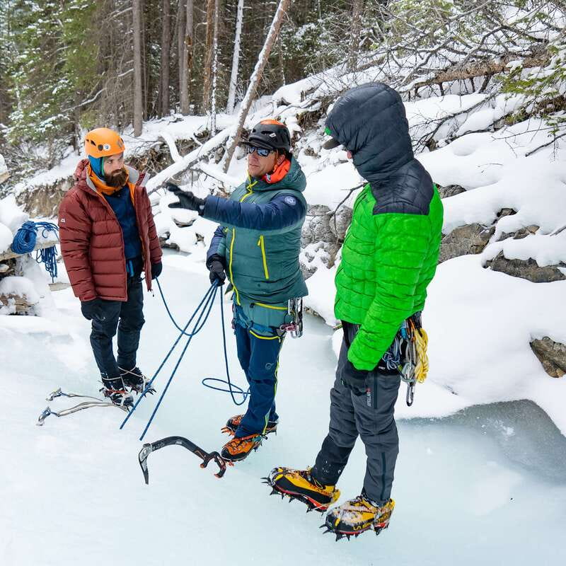 Banff: Introduction to Ice Climbing for Beginners - Learning to walk on crampons