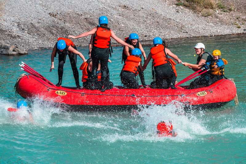 Banff: Kananaskis River Whitewater Rafting Tour - Getting fitted with wetsuits and river gear