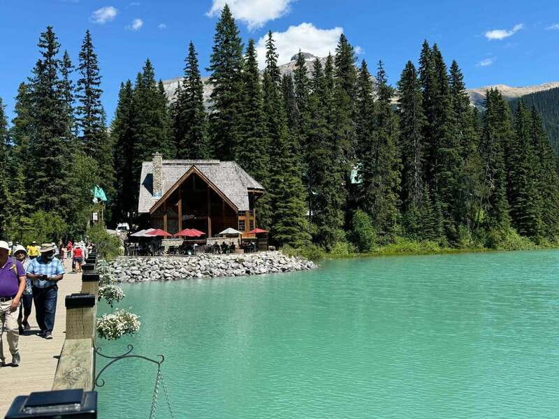 Banff: Lake Louise, Moraine, Emerald Lake & Johnston Canyon - Castle Mountain gives the day an early photo stop