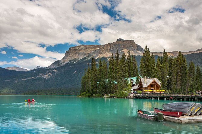 Banff Lake Louise Moraine & Emerald Lake Tour - Lake Louise Village for food and a break