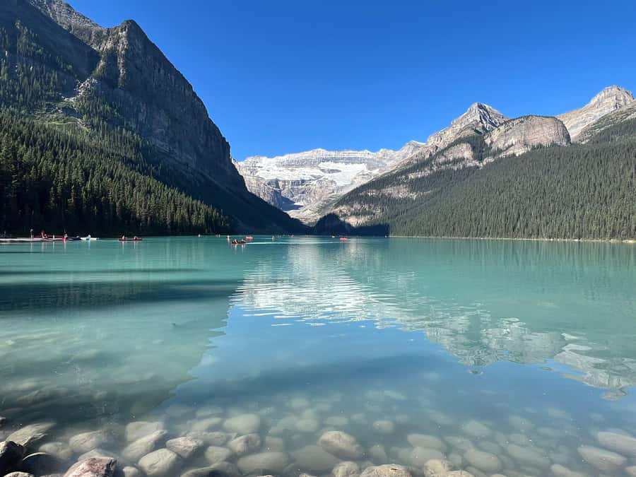 Banff: Moraine, Peyto, Bow, Lake Louise & Johnston Canyon - Lake Louise: one hour beside the famous water