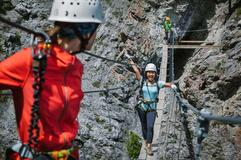 Banff: Mount Norquay 2.5 or 4-Hour Guided Via Ferrata Climb - The first climb and equipment lesson