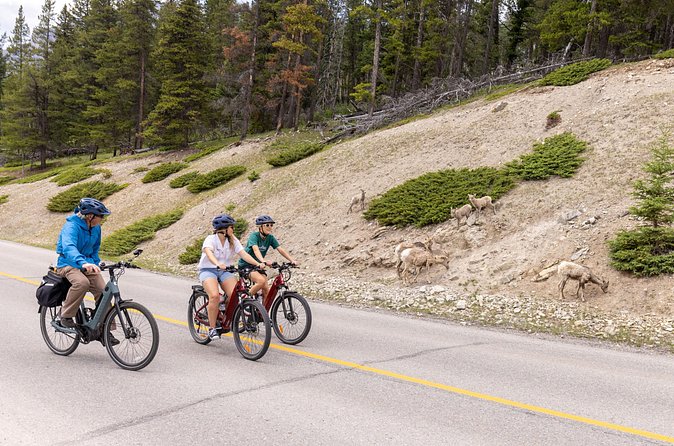 Banff Mountain Lakeside - E-bike Tour - E-bike equipment, rain gear, and what to bring