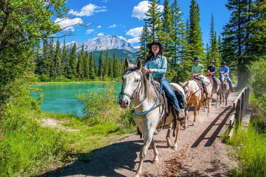 Banff National Park: 1-Hour Bow River Horseback Ride - Cave and Basin, the historic heart of Banff