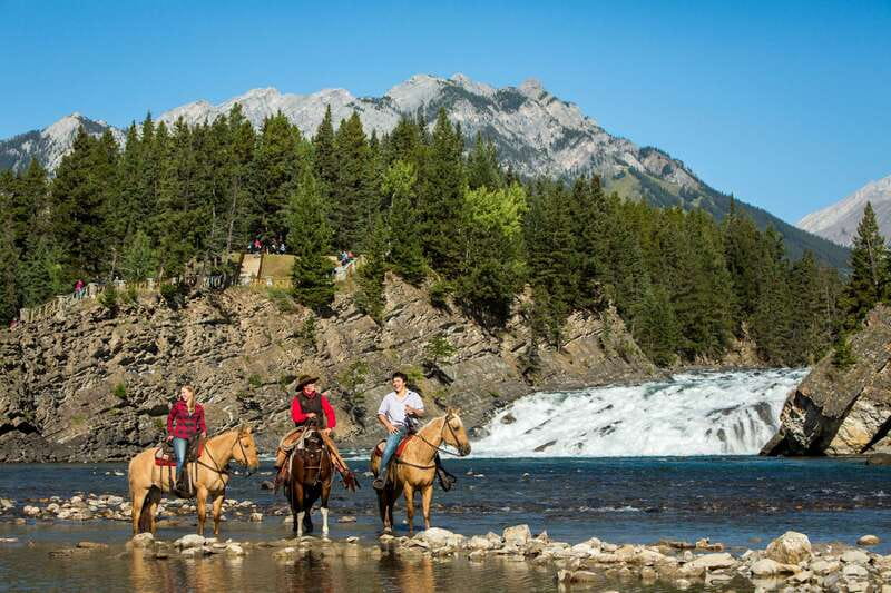 Banff National Park: 1-Hour Spray River Horseback Ride - Bow Falls and the first taste of Banff scenery
