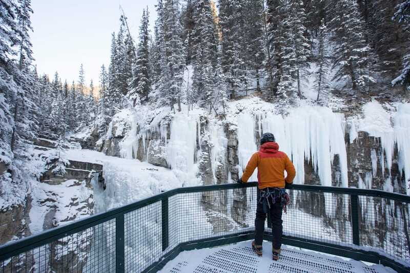 Banff: Premium Johnston Canyon Frozen Falls Guided Adventure - The natural cave and the first frozen waterfalls