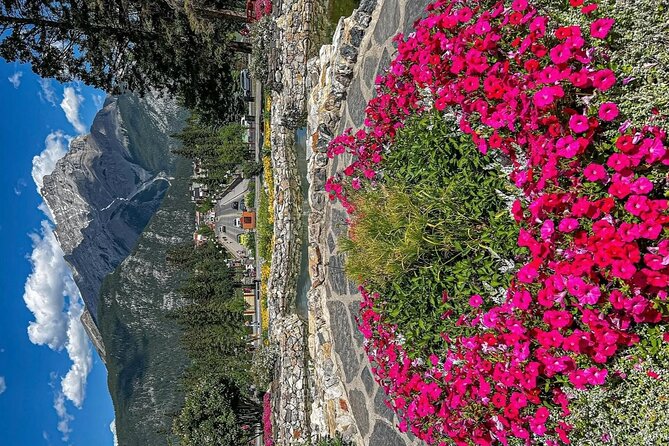 Banff Town Walking Tour Includes Refreshment and Sweet Treat - Photo stops with the Rocky Mountains in view