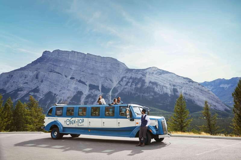 Banff: Vintage Car Legendary Open-Top Touring - Climbing aboard a 1930s-style automobile