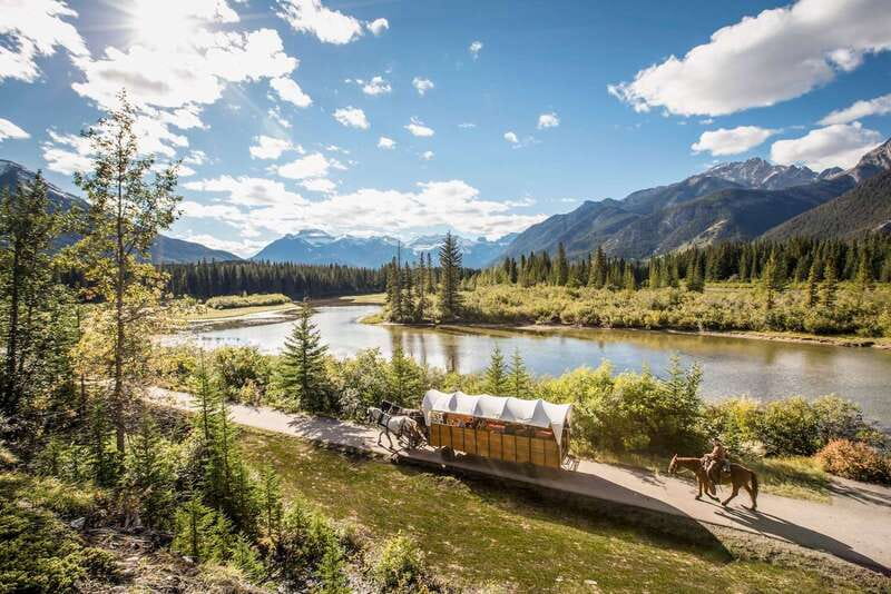 Banff: Wagon Ride with Cowboy Cookout BBQ - A gentle start at Warner Stables