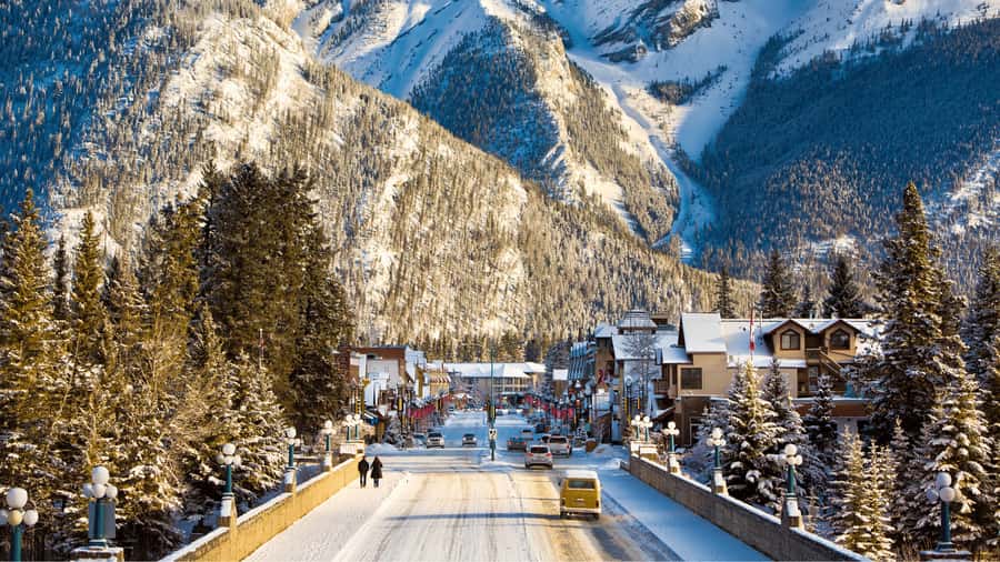Banff: Winter Day Tour with Banff Gondola & Johnston Canyon - One hour in Banff town