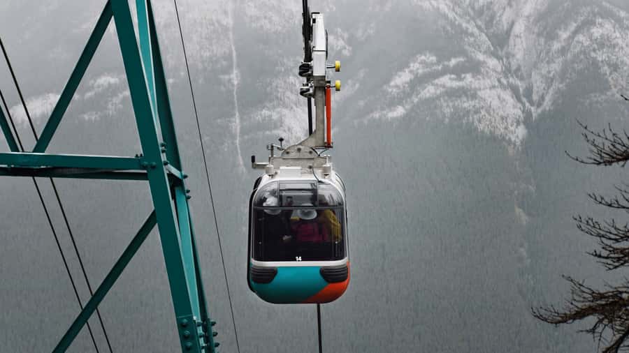 Banff: Winter Day Tour with Banff Gondola & Johnston Canyon - The 90-minute ride to Johnston Canyon