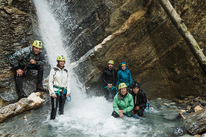 Beartooth Canyon- Half Day Canyoning Tour - Golden, BC - The 30-meter zipline into the canyon