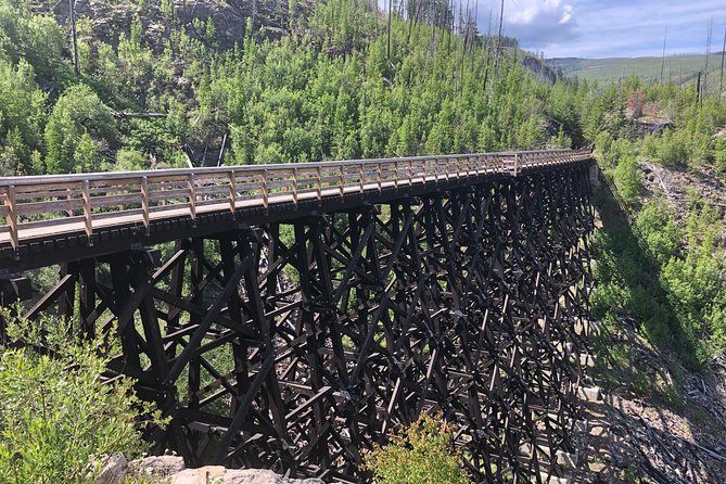 Bicyle Tour on Historical Kettle Valley Railway from Myra Canyon to Penticton - The 489-meter Adria tunnel is a real route highlight