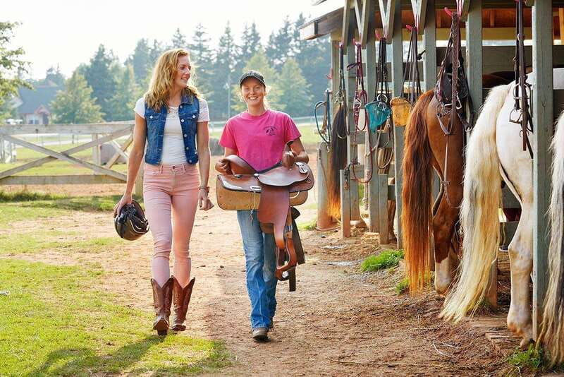 Brudenell: Family-Friendly Horse Ride goes on the Beach - Reaching the Prince Edward Island beach
