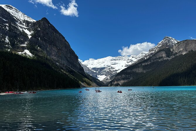 Calgary/Banff: Gondola, Upper Hot Spring, Bow Fall & Top 3 Lakes - Bow Falls: an easy waterfall stop