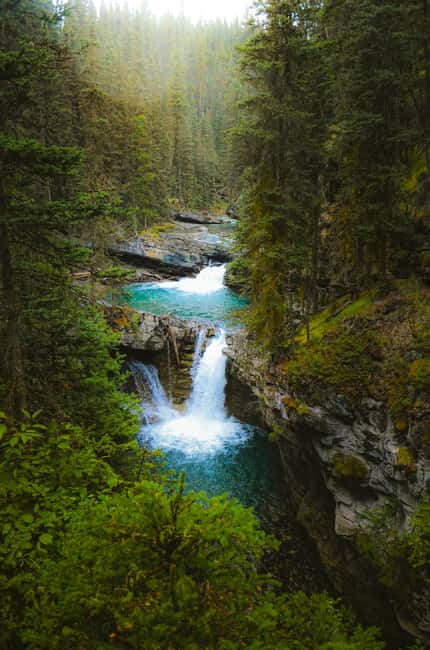 Calgary: Banff Top Lakes Tour with Banff Town Visit - Johnston Canyon adds the best walk of the day