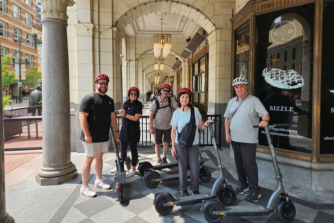 Calgary City Highlights 2 Hour E-Scooter Tour - The Bow and Central Memorial Park