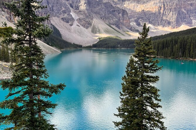 Calgary to Louise, Moraine, Emerald Lake and Johnston Canyon Tour - Emerald Lake and Natural Bridge show off Yoho National Park