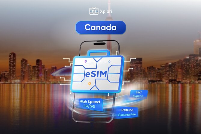 Canada eSIM | 3-30 days | Daily data | QR code - What this Canada eSIM actually provides
