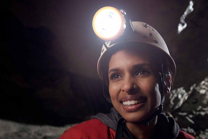 Canmore Caving Adventure Tour - The 18 m rappel adds real adventure